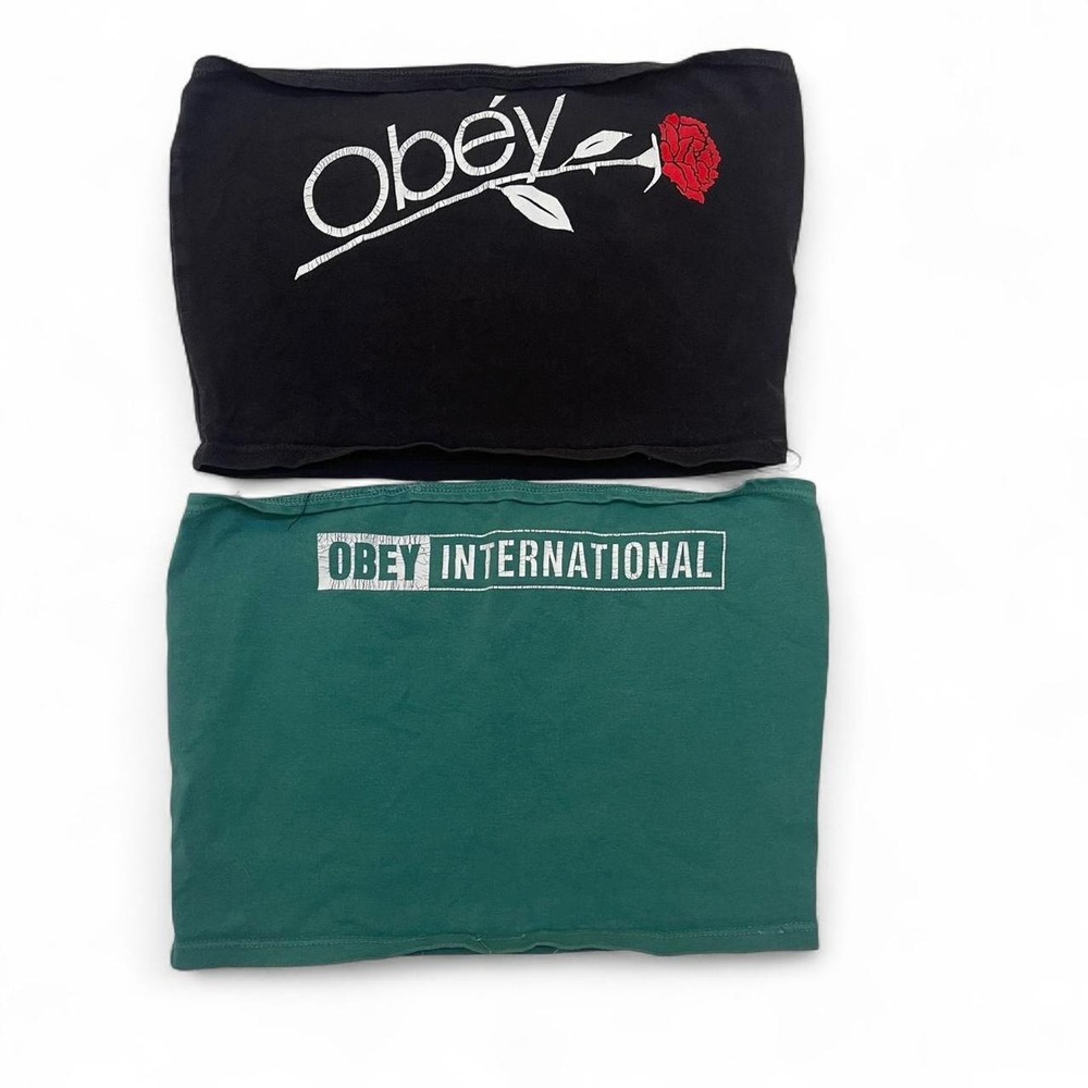 Obey international crop top bundle vinage y2k
